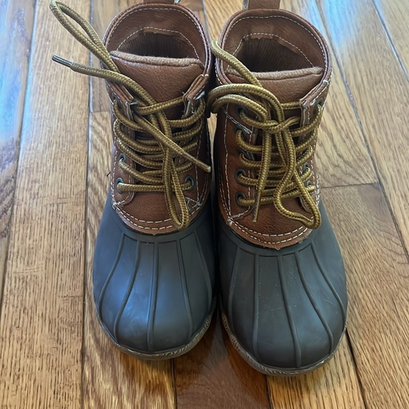 London Fog Seth Jr. Duck Boots Rain Snow Winter 11 Boys Toddler Casual Preppy - Picture 2 of 8